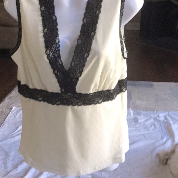 New York & Company Tops - New York & Company, size L,black & Cream